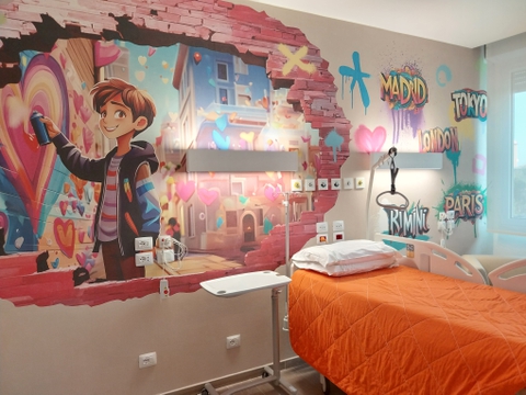 le nouveau Day Hospital Onco‑hématologique pédiatrique à l’Hôpital 'Infermi' de Rimini